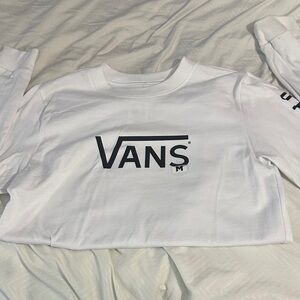 Vans women’s  White Long Sleeve Tee